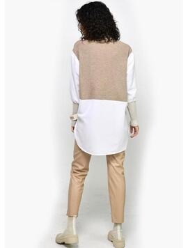 Camasa Pulover Turtleneck Bej
